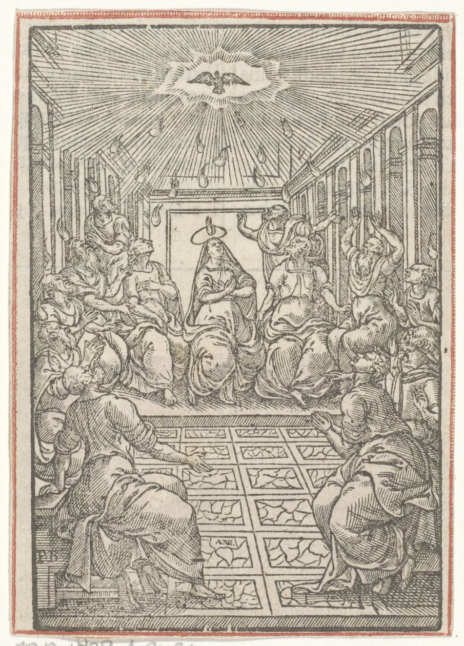 Ausgießung des Heiligen Geistes von Antoni van Leest
