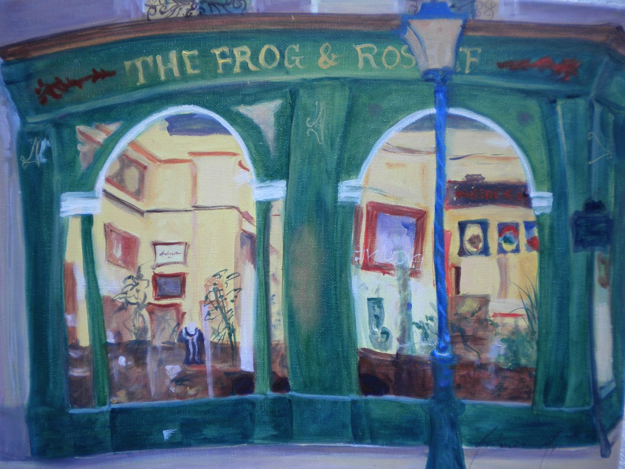Frosch und Roastbeef, 2010 von Antonia Myatt