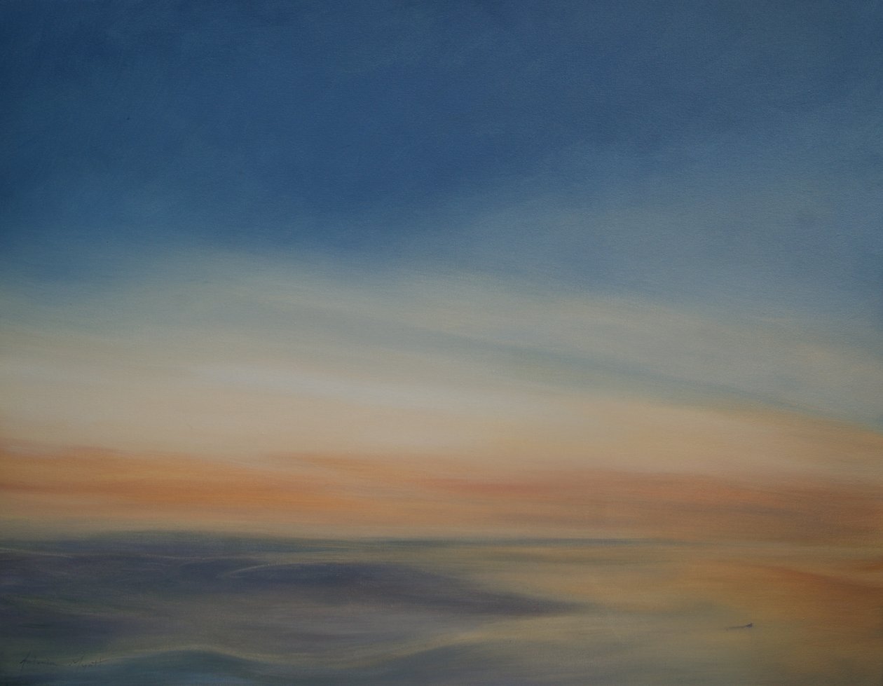 Einsames Boot, Spanien, 2014 von Antonia Myatt