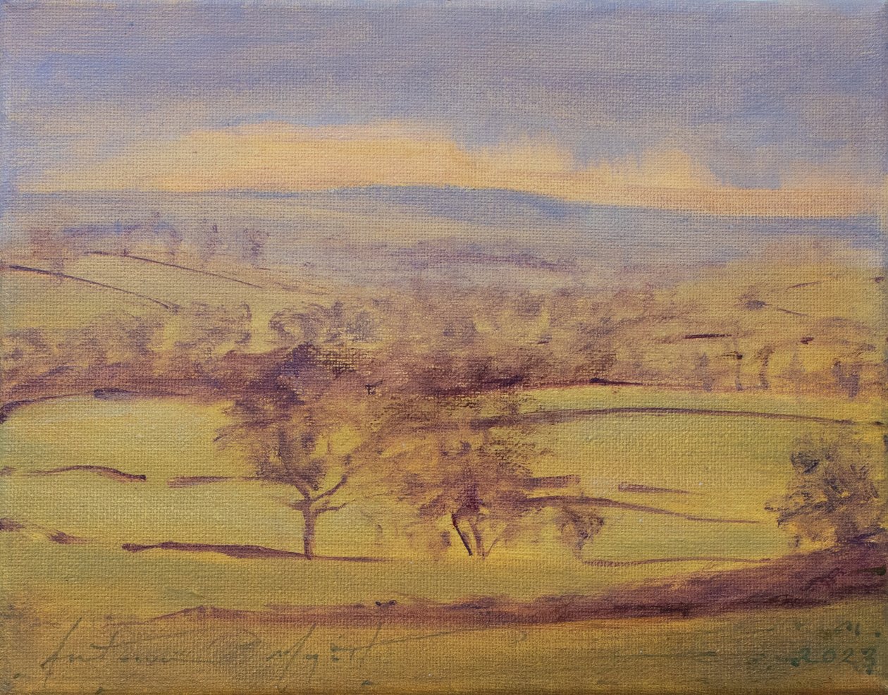 Somerset-Bäume, 2023 von Antonia Myatt