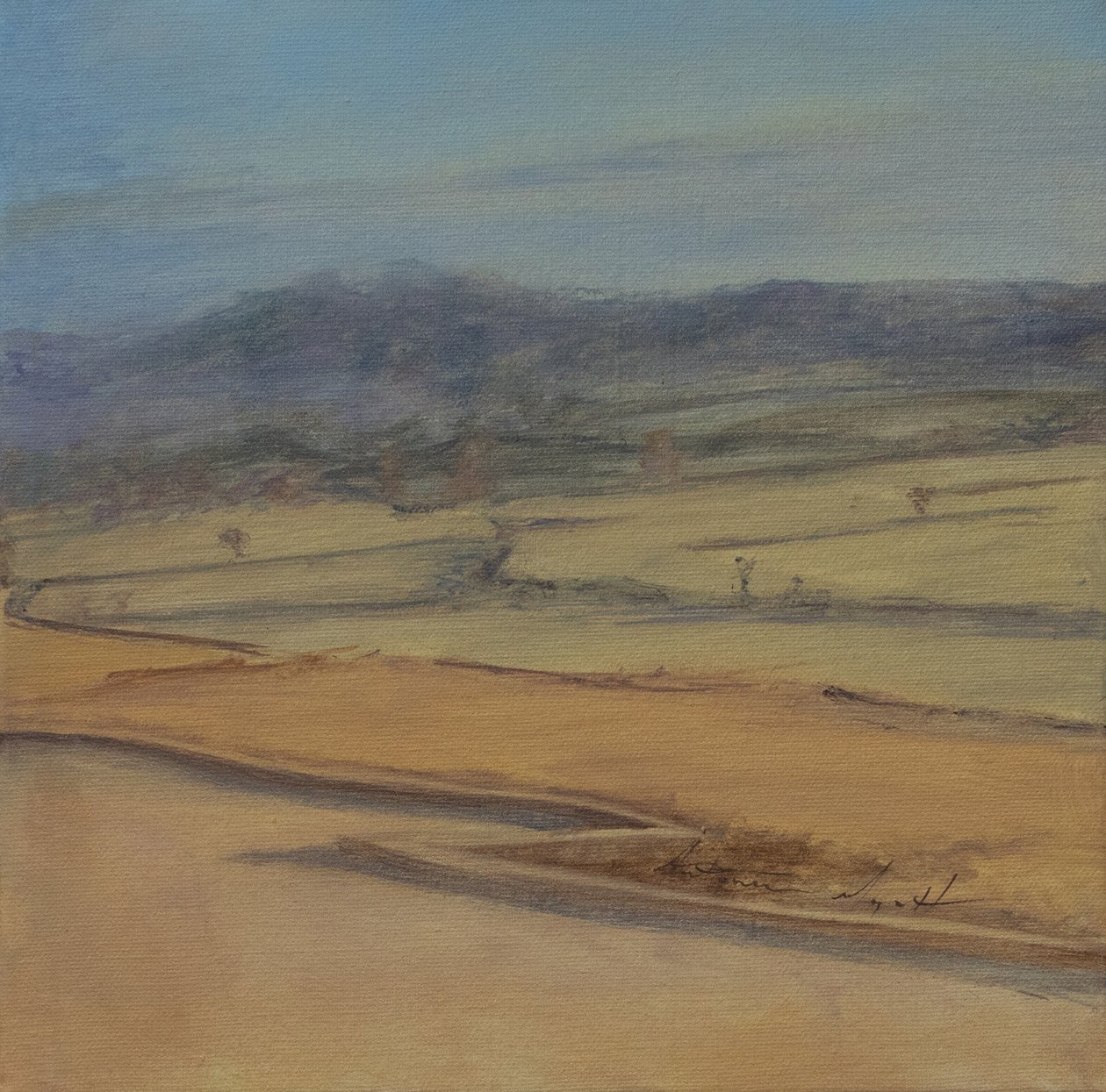 Zickzackhecke, Somerset, 2022 von Antonia Myatt