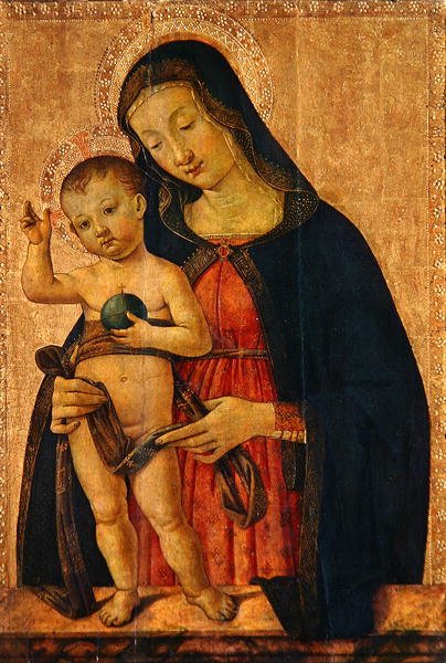 Madonna mit Kind von Antoniazzo Romano