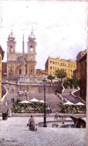 Die Spanische Treppe, Rom von Antonietta Brandeis