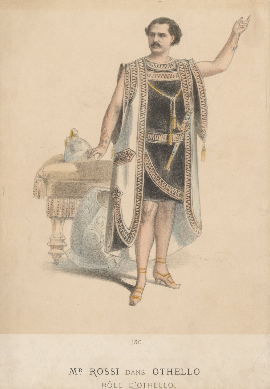 Mr. Rossi als Othello von Antonin Marie Chatiniere