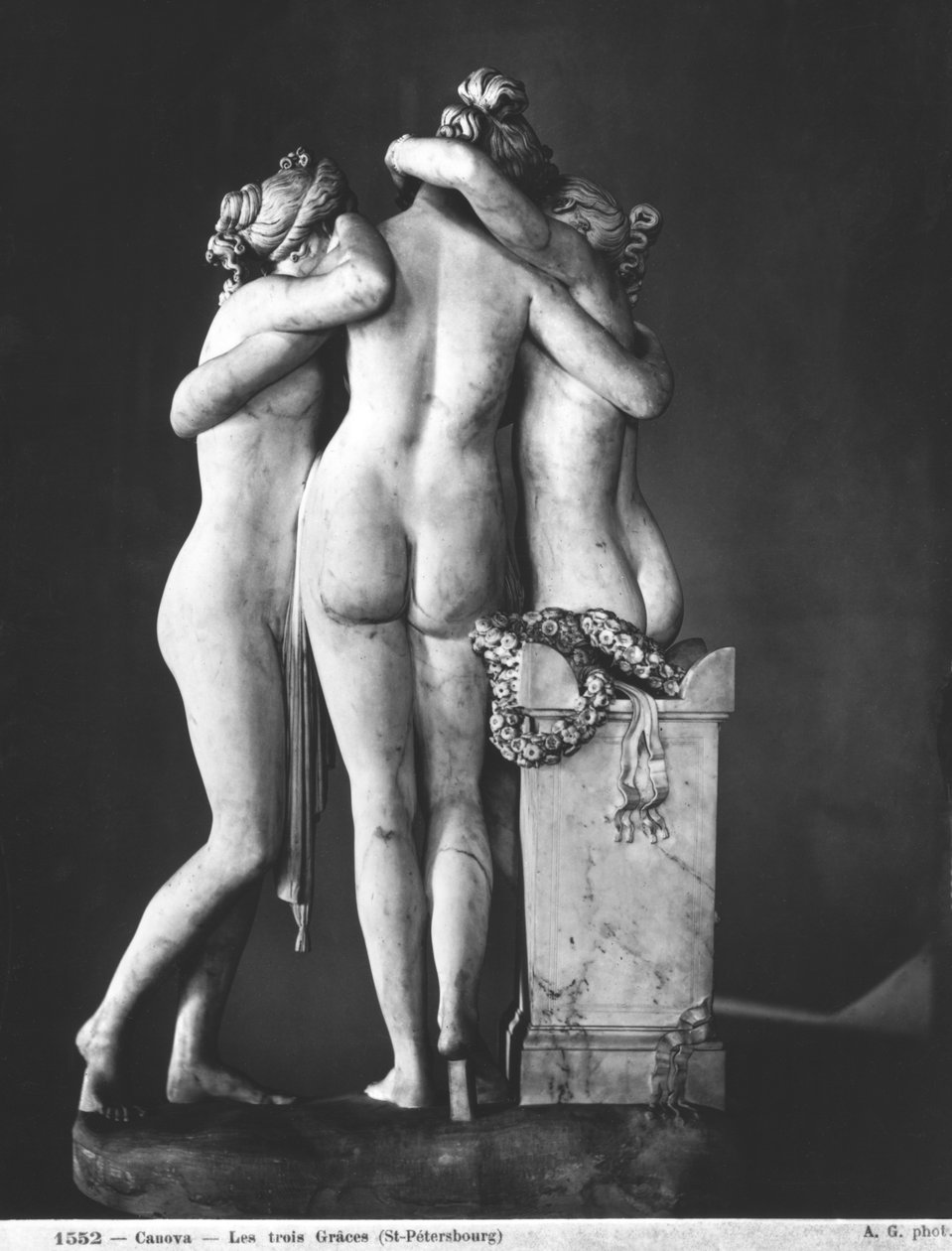 Drei Grazien, 1812-16 (Marmor) von Antonio Canova