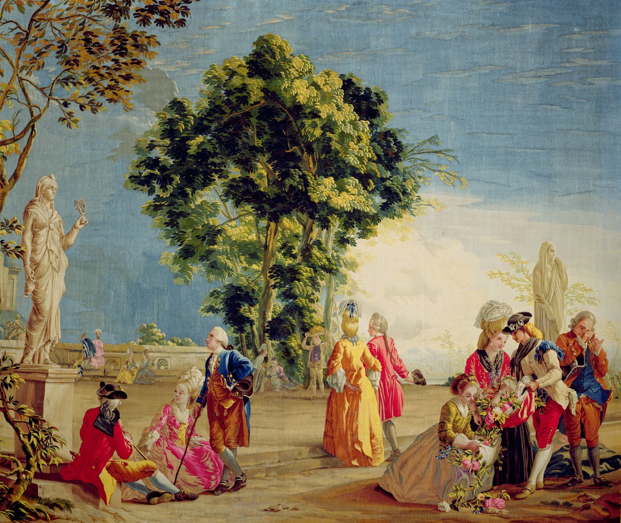 Spaziergang im Buen Retiro von Antonio Castillo