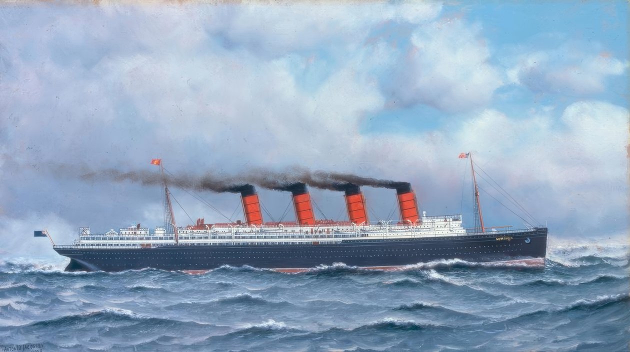 Lusitania von Antonio Jacobsen