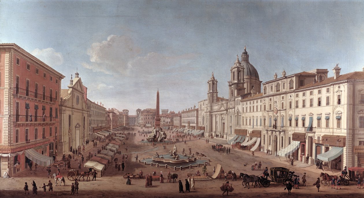 Piazza Navona, Rom von Antonio Joli