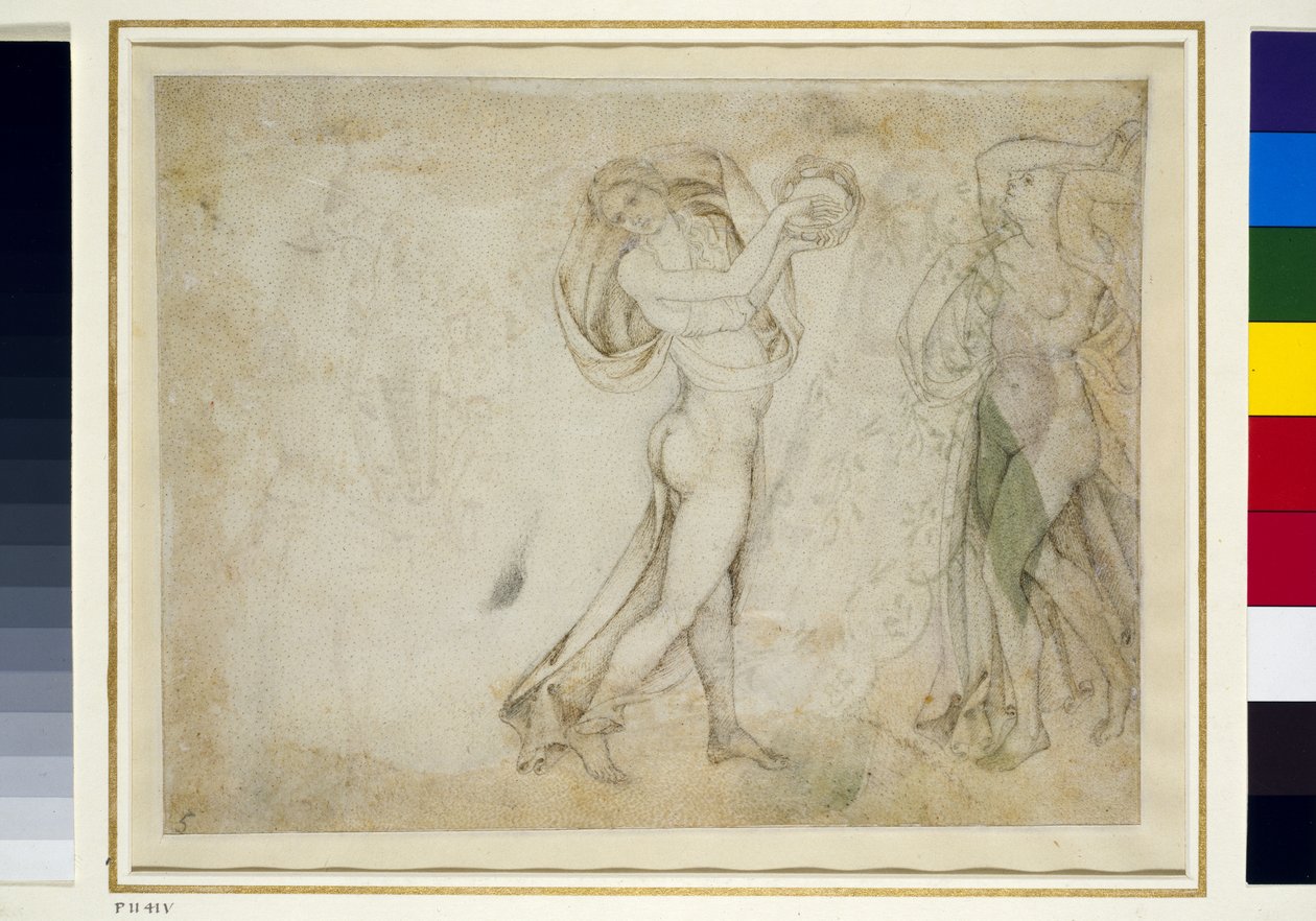 Verso: Zwei Bacchantinnen von Antonio Pisanello