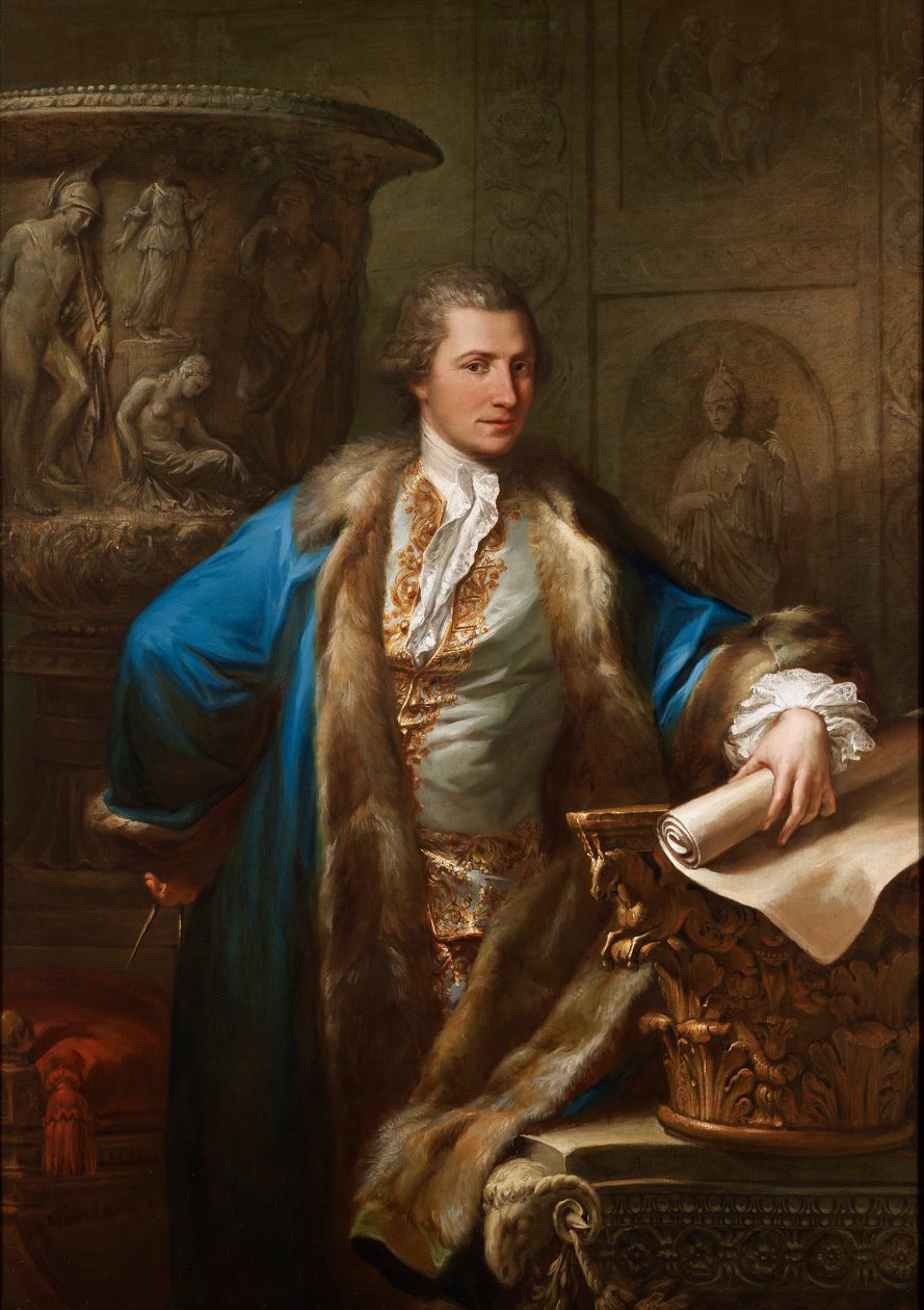 Porträt von James Adam von Antonio Zucchi