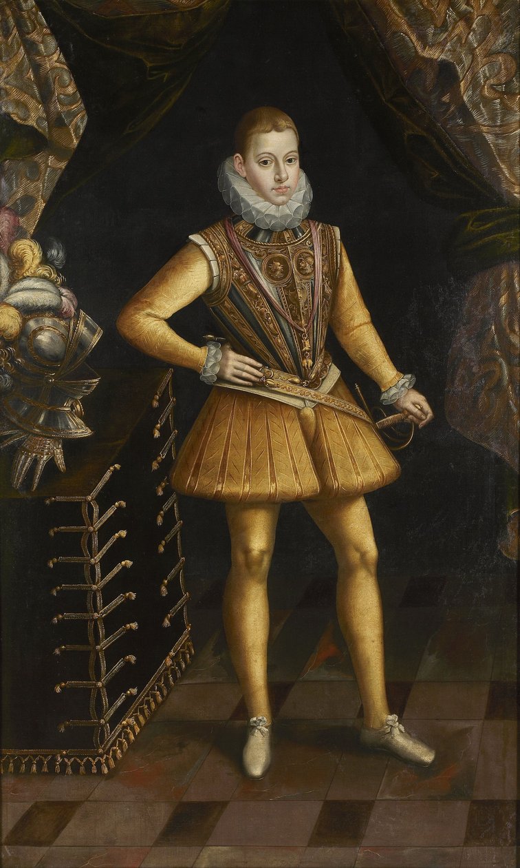 Porträt von Philipp III. von Spanien von Antonio de Succa
