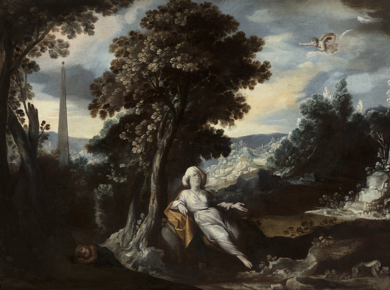 Hagar und Ismael von Antonio Castillo