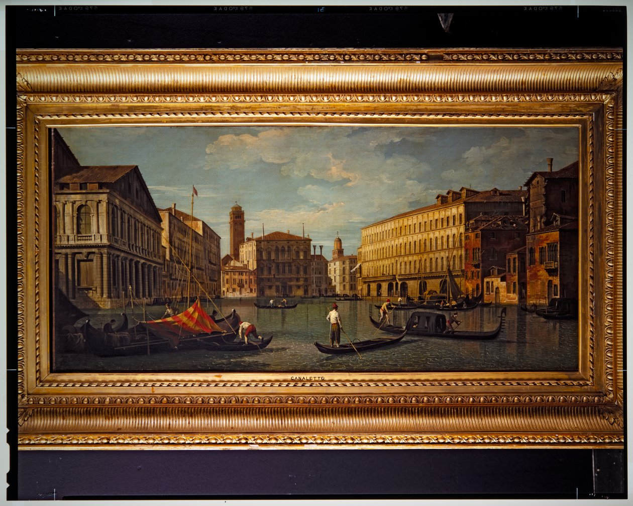 Ansicht des Kanals von Antonio (studio of) Canaletto