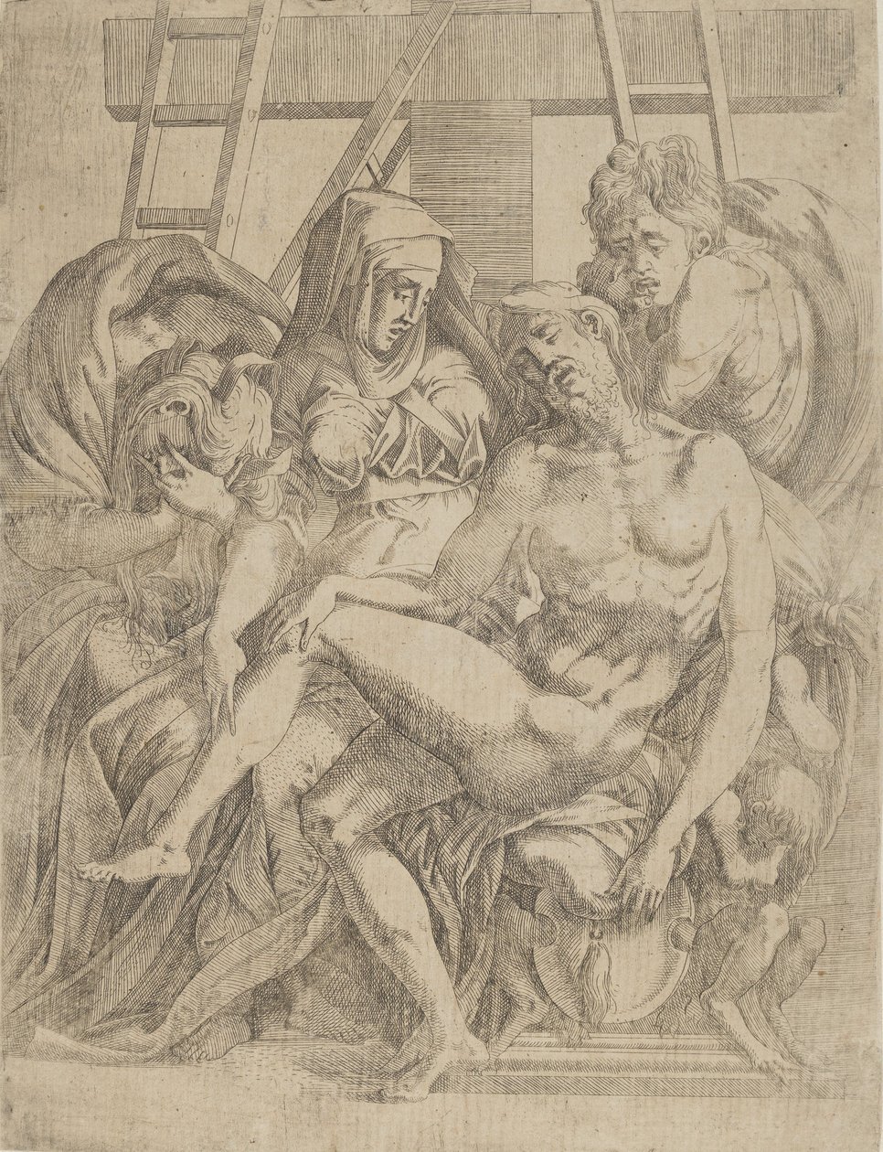 Pietà, 1540-45 von Antonio Fantuzzi