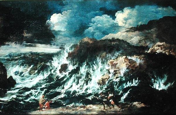 Der Sturm, vor 1700 von Antonio Francesco Peruzzini