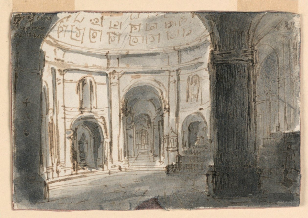 Alte Kathedrale in Brescia von Antonio Giuseppe Basoli