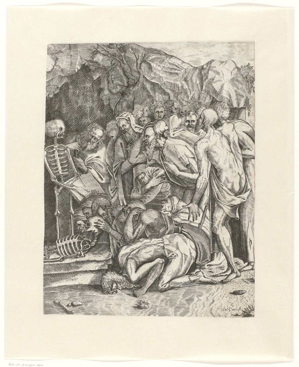 Allegorie auf den Tod von Antonio Gucci