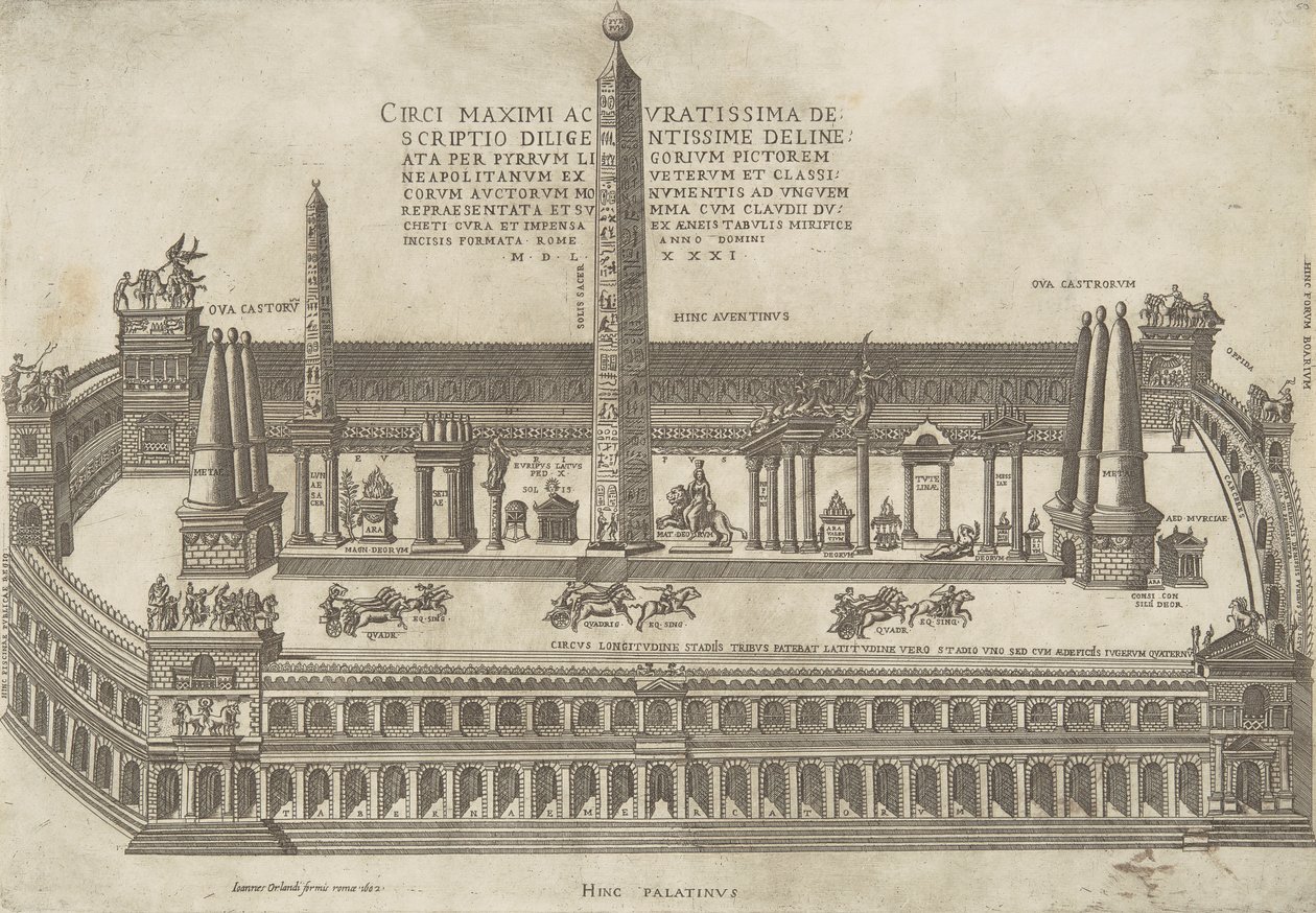 Circi Maximi Accuratissima Descriptio von Antonio Lafreri
