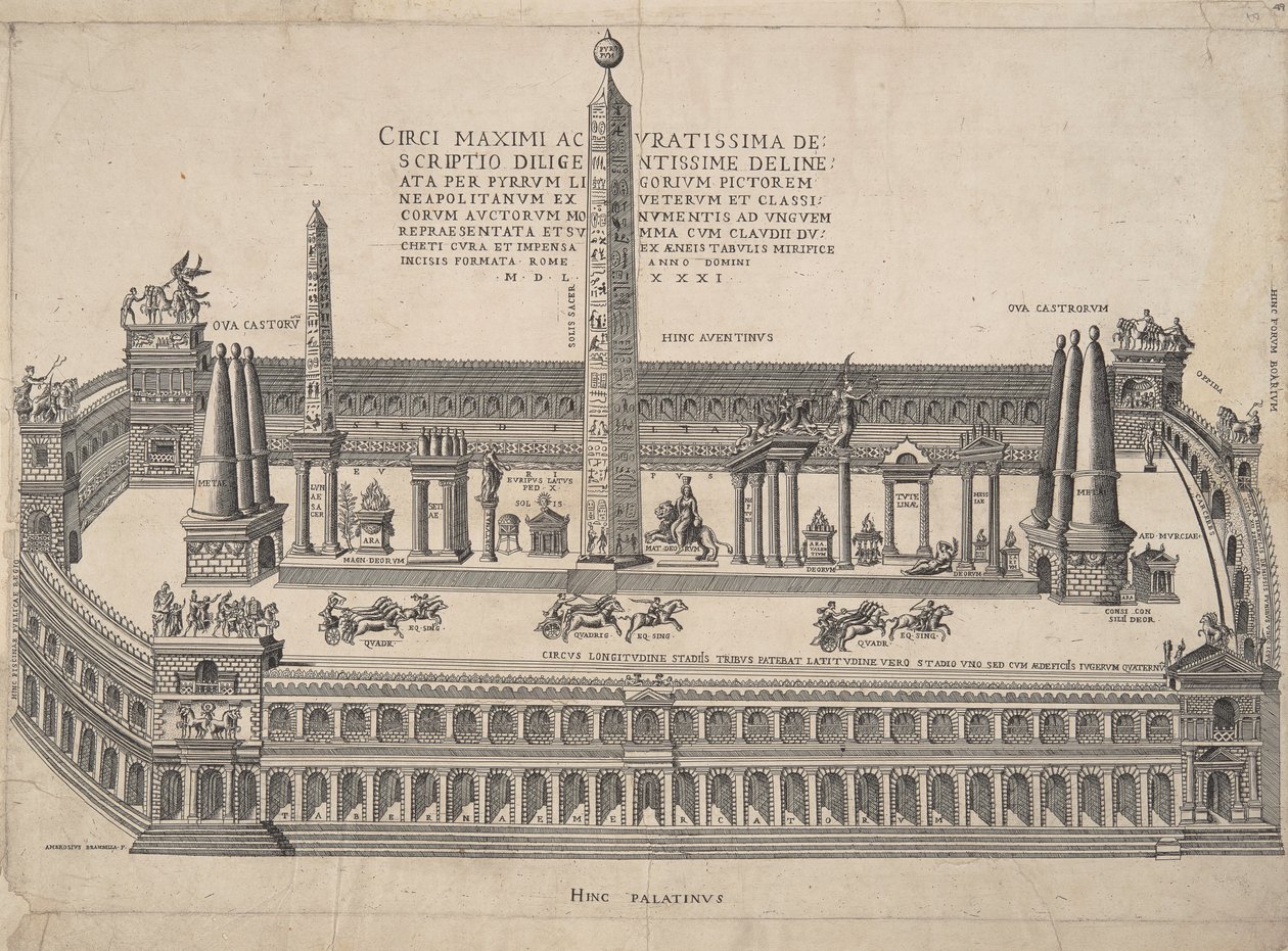 Circi Maximi Accuratissima Descriptio von Antonio Lafreri
