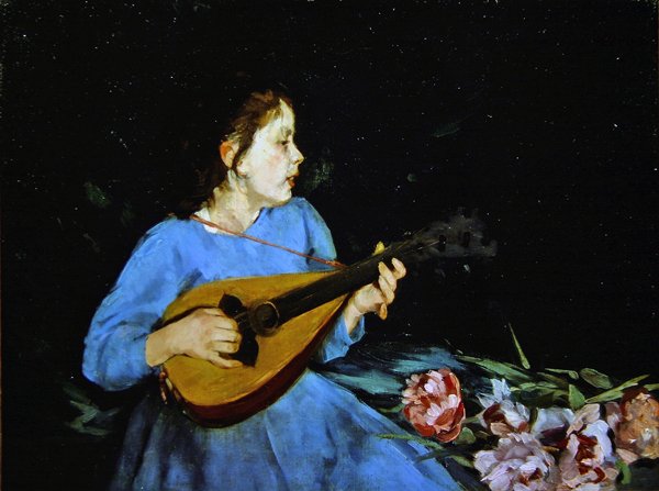 Der Mandolinenspieler von Antonio Mancini