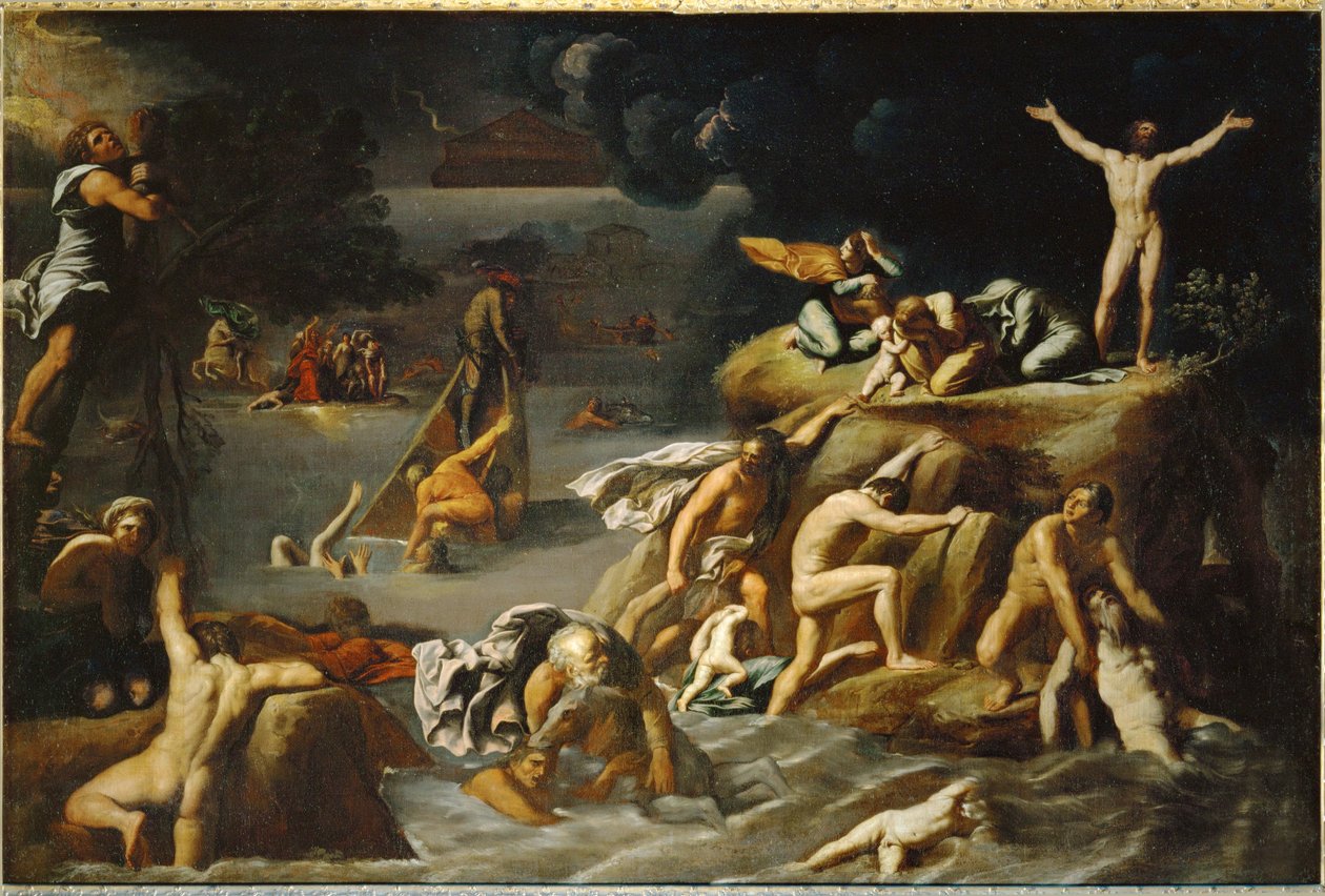 Die Sintflut von Antonio Marziale Carracci