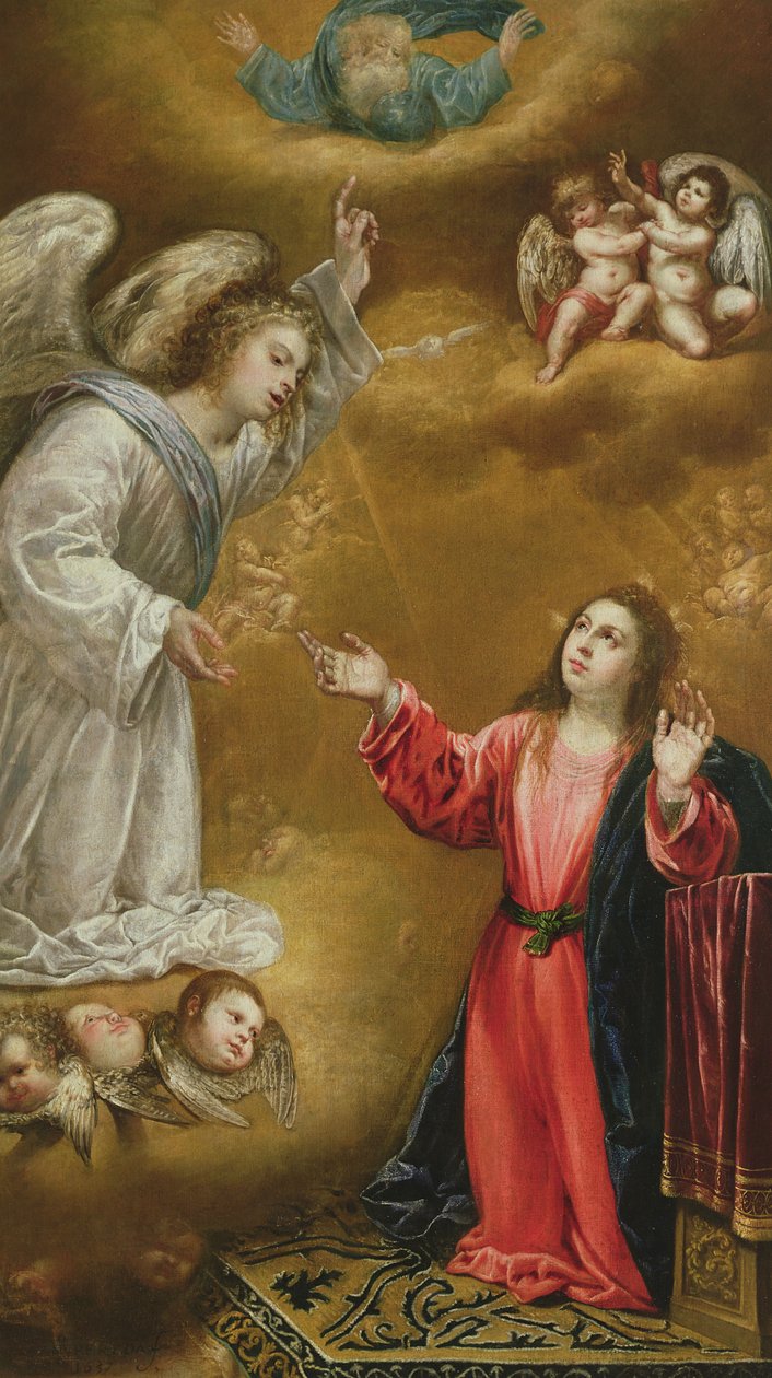 Die Verkündigung, 1637 von Antonio Pereda y Salgado