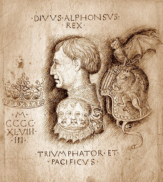 Studie für eine Medaille von Antonio Pisanello