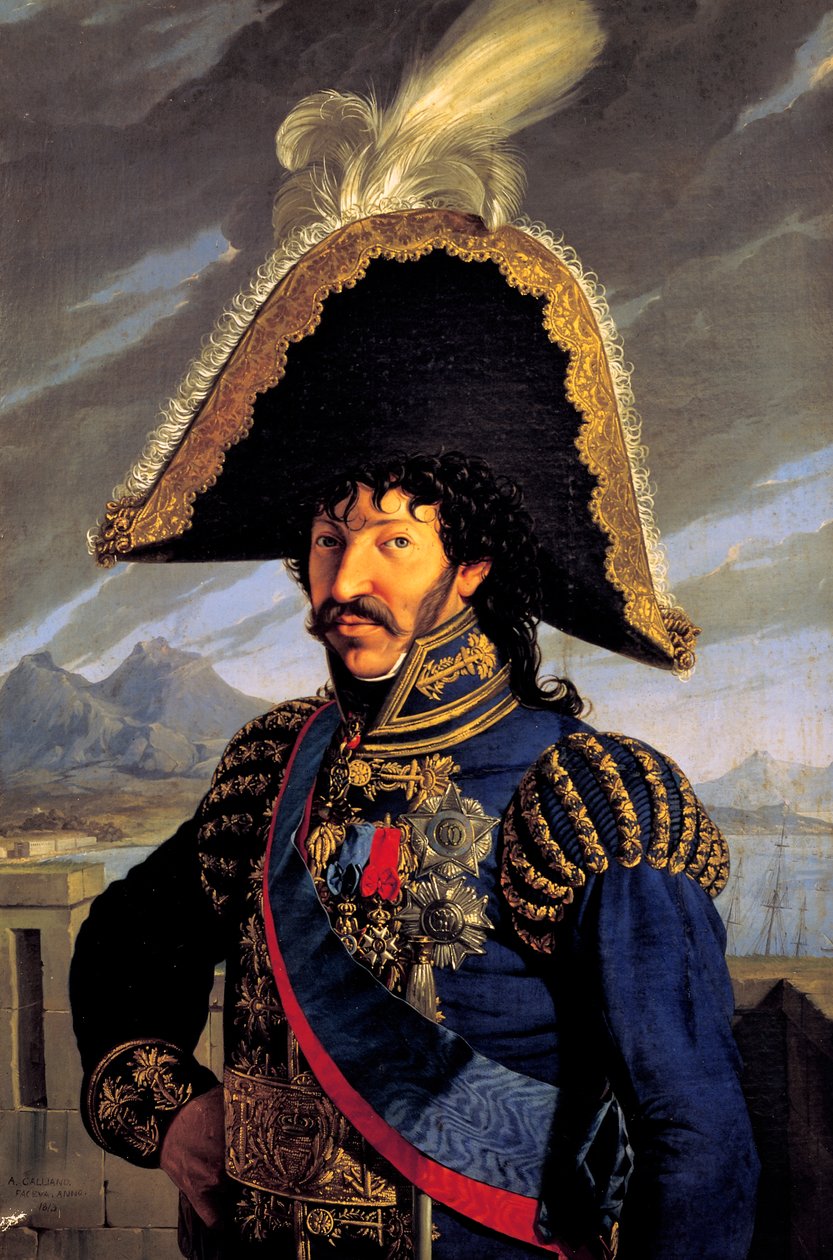 Porträt von Joachim Murat von Antonio Raffaele Callander
