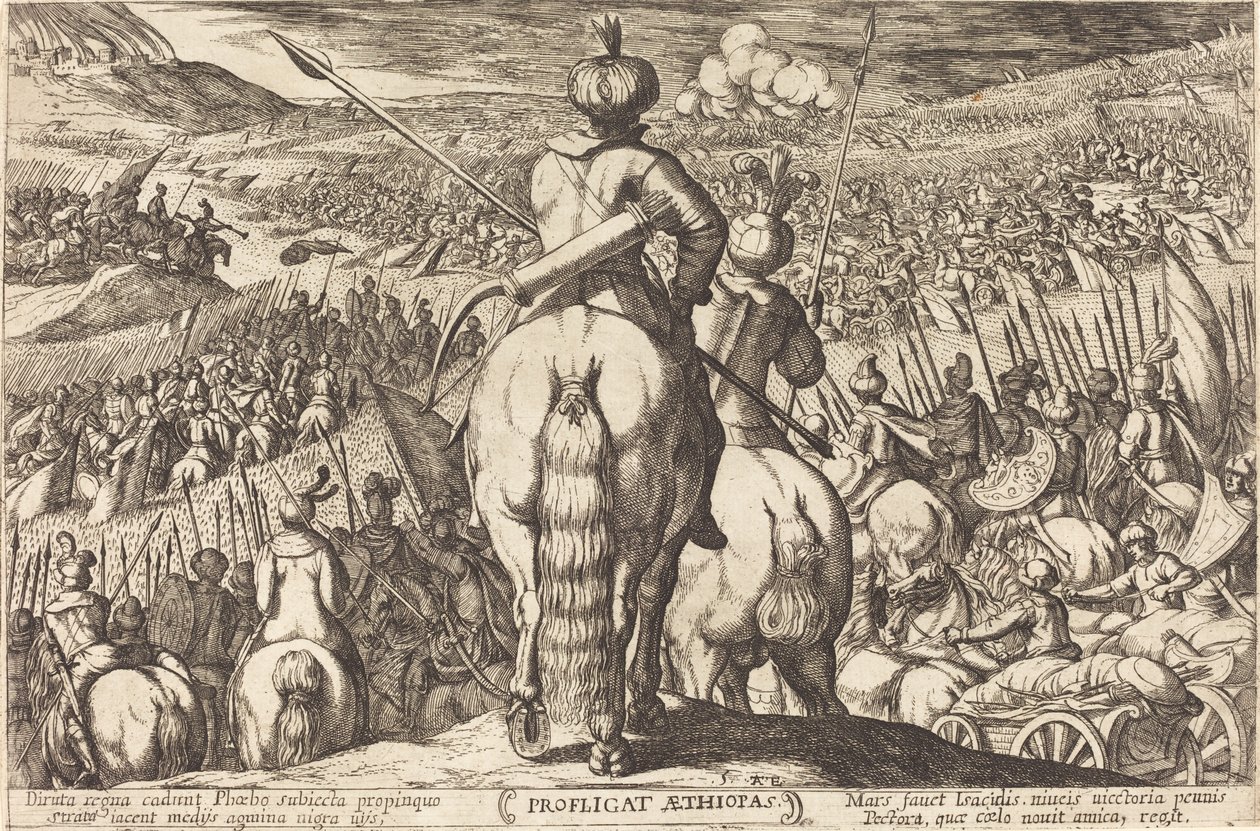 Niederlage der Äthiopier von Antonio Tempesta