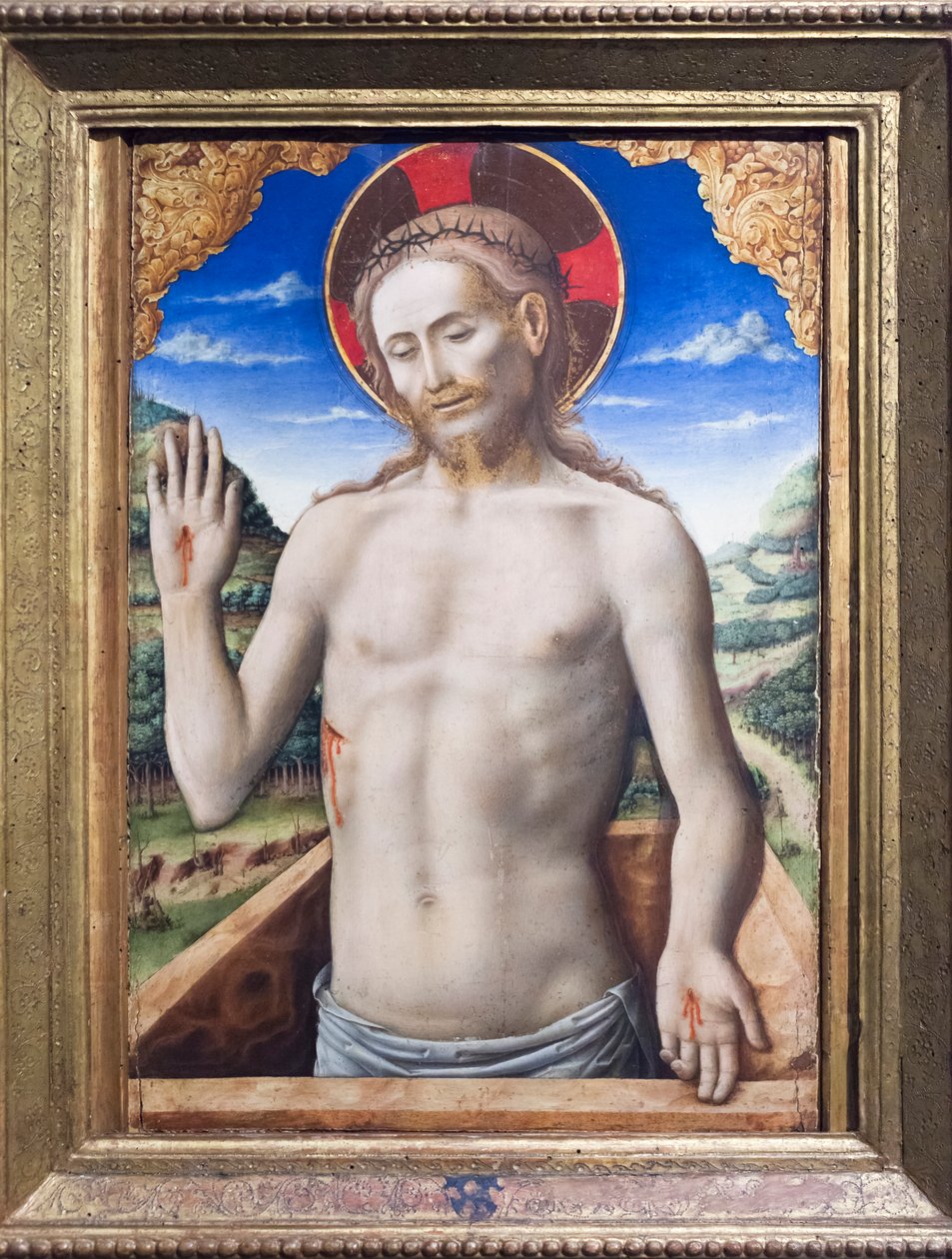 Christus im Sarkophag von Antonio Vivarini