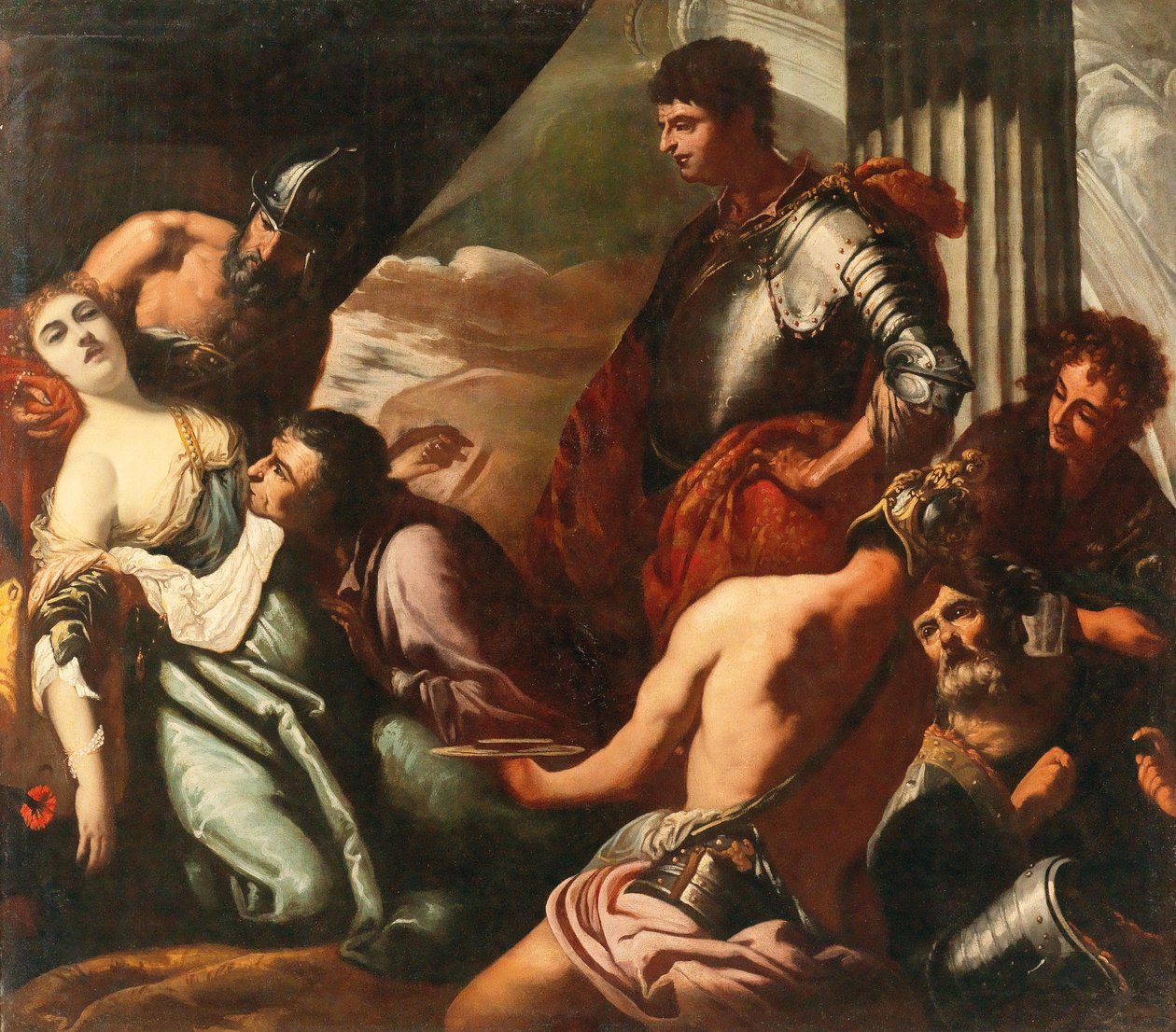 Der Tod der Agrippina von Antonio Zanchi