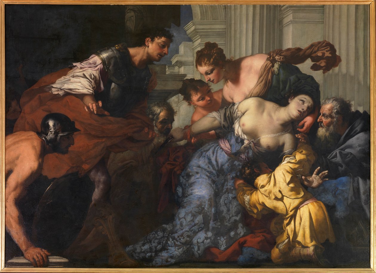 Der Tod der Lucretia von Antonio Zanchi