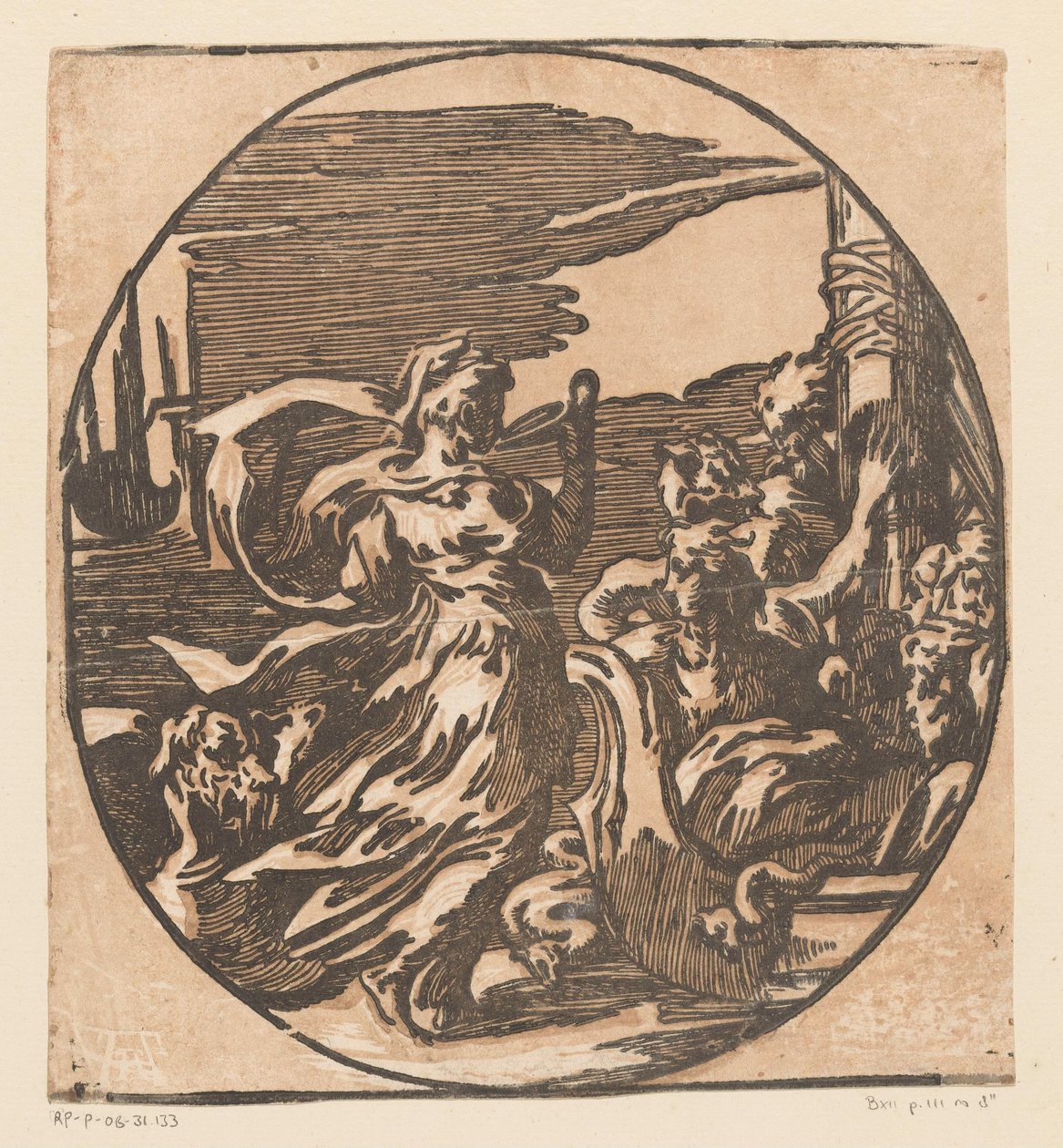 Circe trinkend von Antonio da Trento (possibly)