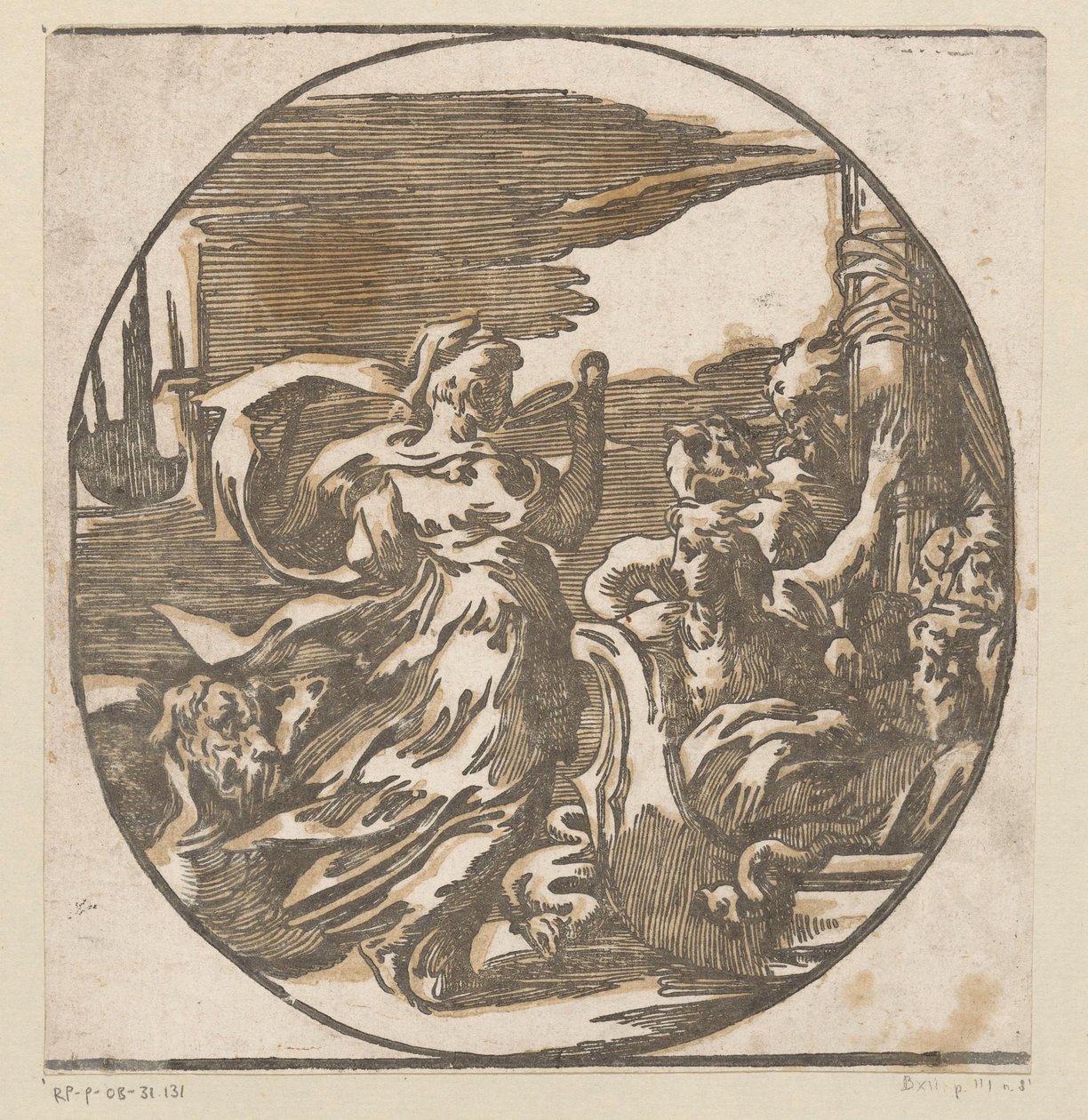 Circe trinkend von Antonio da Trento (possibly)