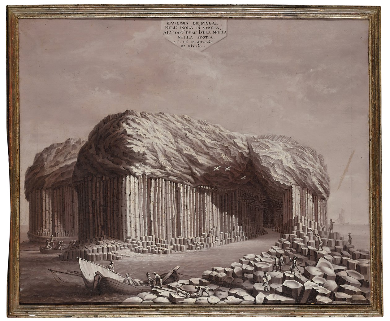 Fingalshöhle, Schottland von Antonio de Bittio