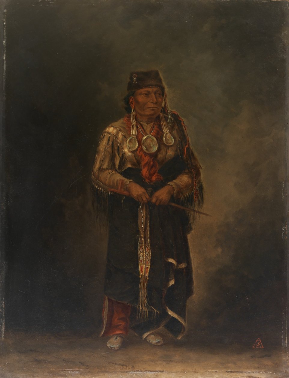 Chunka-ah-luta (Roter Hund) von Antonion Zeno Shindler