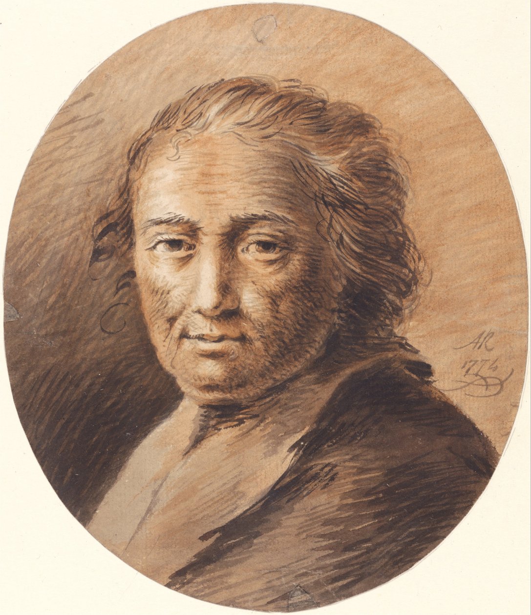 Porträt eines Mannes von Archibald Rutherford