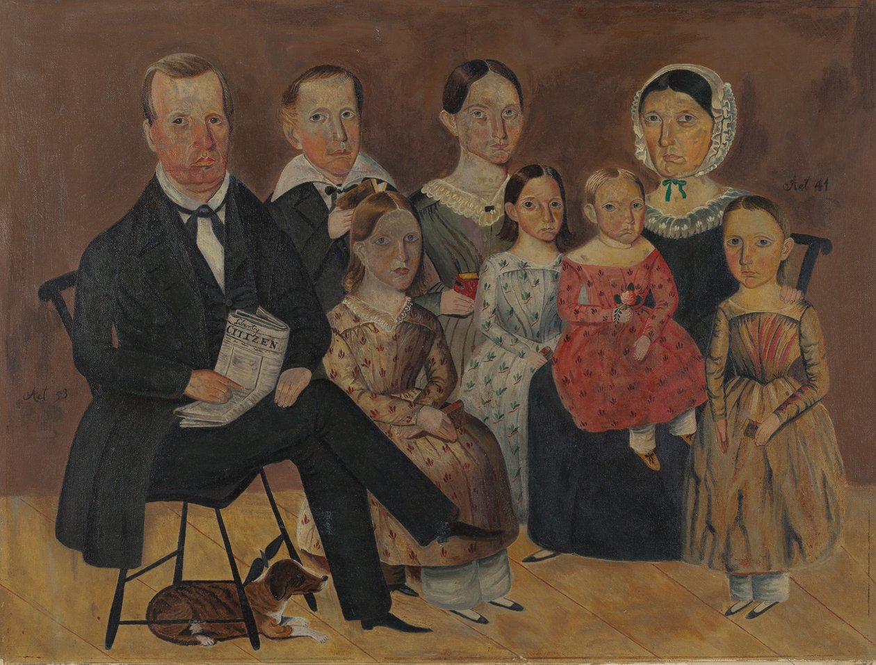 Familienporträt von John J. Wagner von Archie Thompson