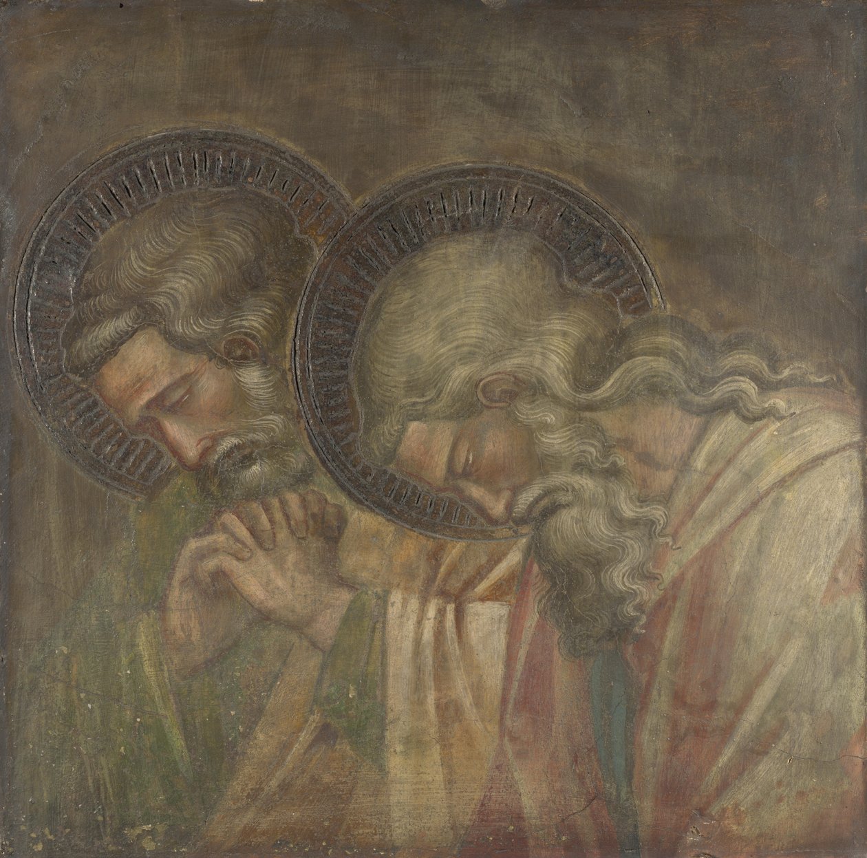 Zwei Heilige Trauernde, ca. 1390 von Aretino Spinello
