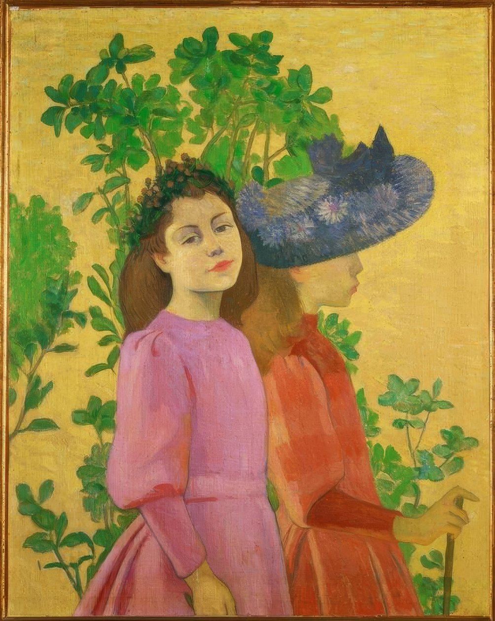 Zwei junge Mädchen, Frühling von Aristide Maillol
