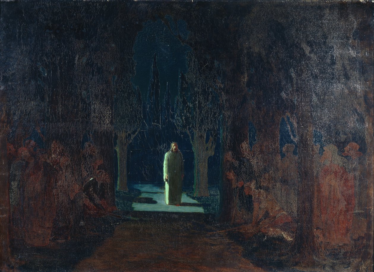 Christus im Garten Gethsemane von Arkhip Ivanovich Kuindzhi