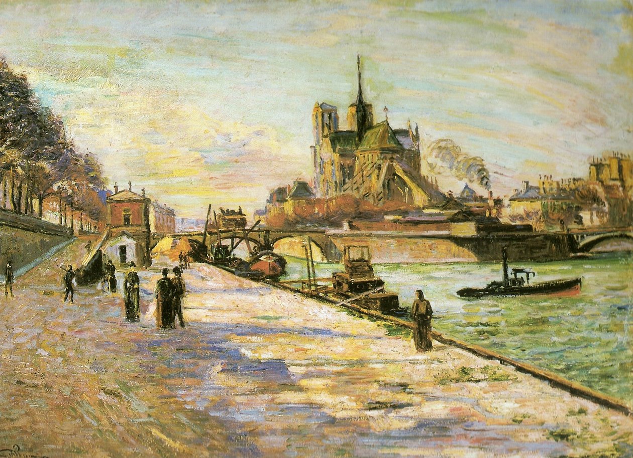 Notre Dame von Paris von Jean Baptiste Armand Guillaumin