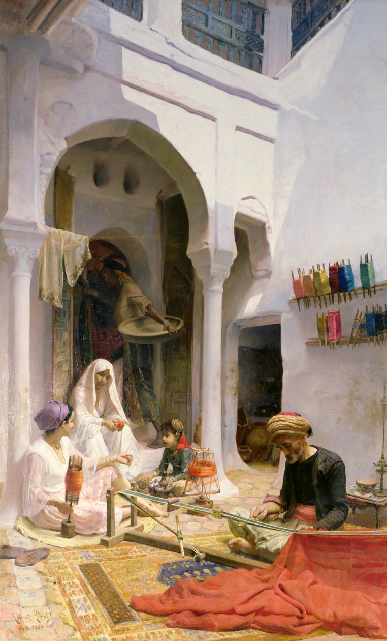 Ein arabischer Weber, 1886 von Armand Point