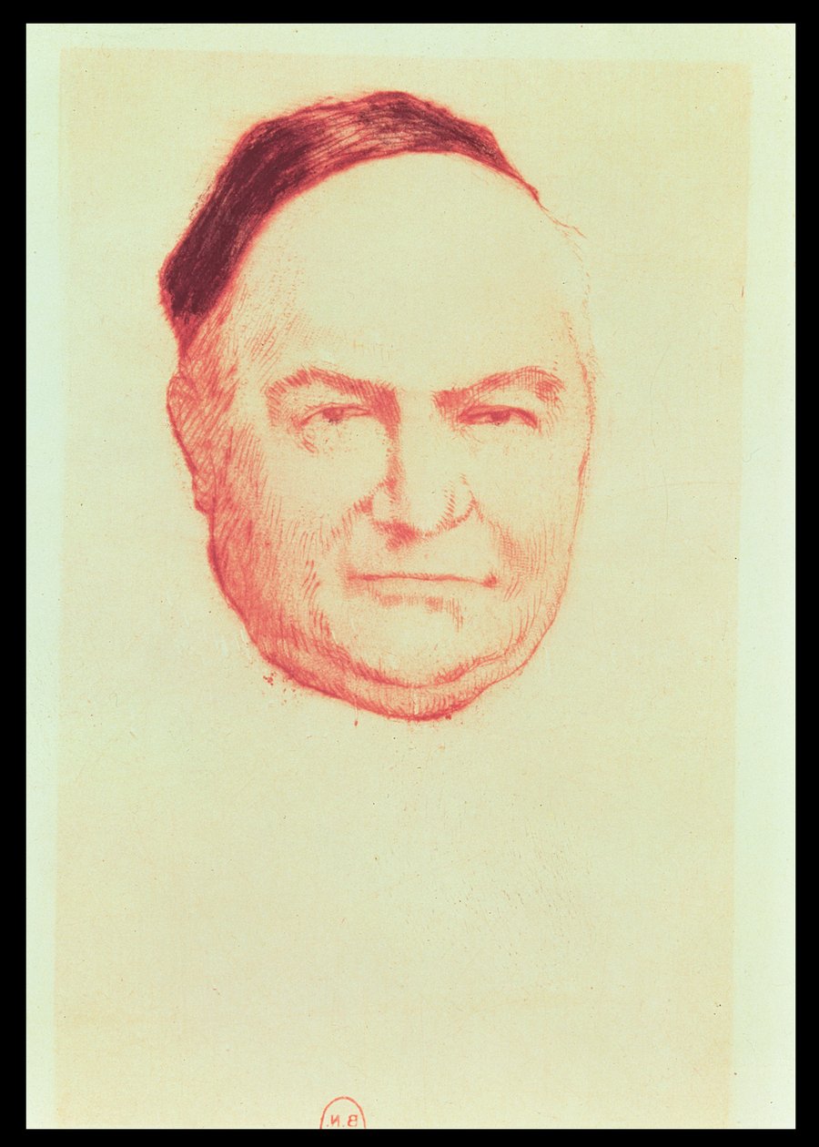 Porträt von Charles Augustin Sainte-Beuve (1804-69) von Armand Rassenfosse