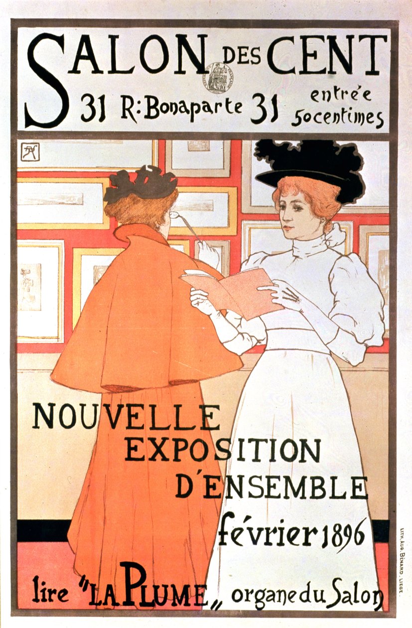 Plakat, das eine Ausstellung im 