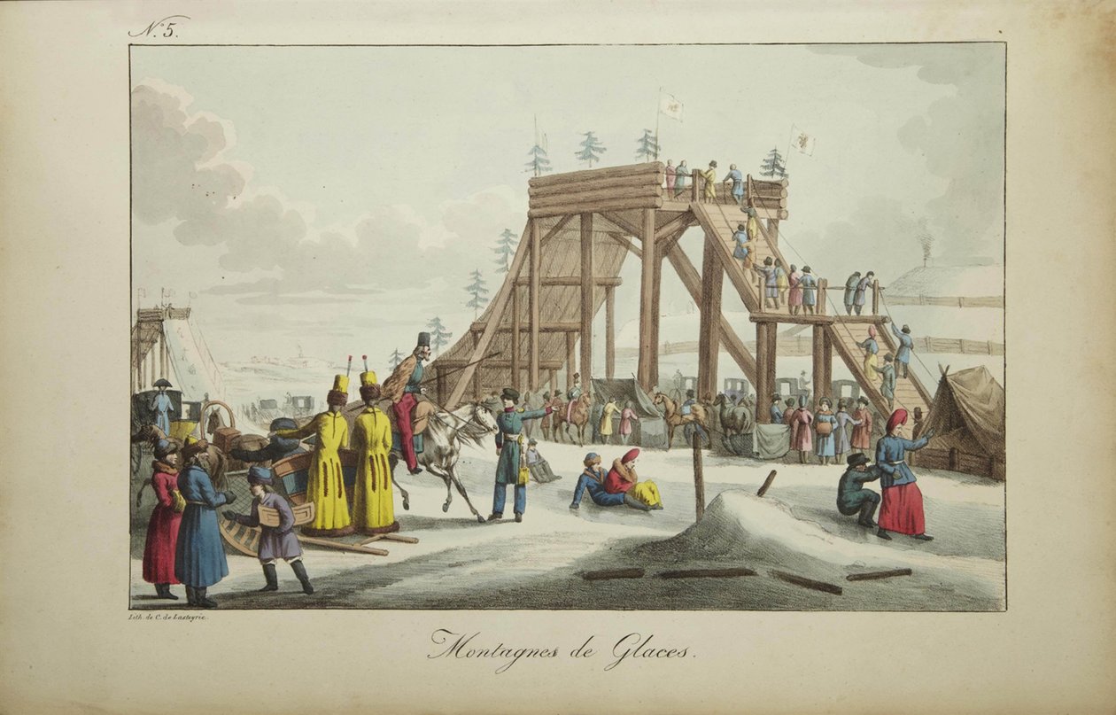 Russischer Eismountain, 1817 von Armand Gustave Houbigant
