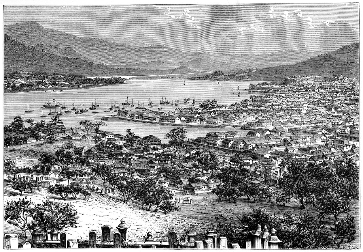 Nagasaki, Japan, 1895 von Armand Kohl