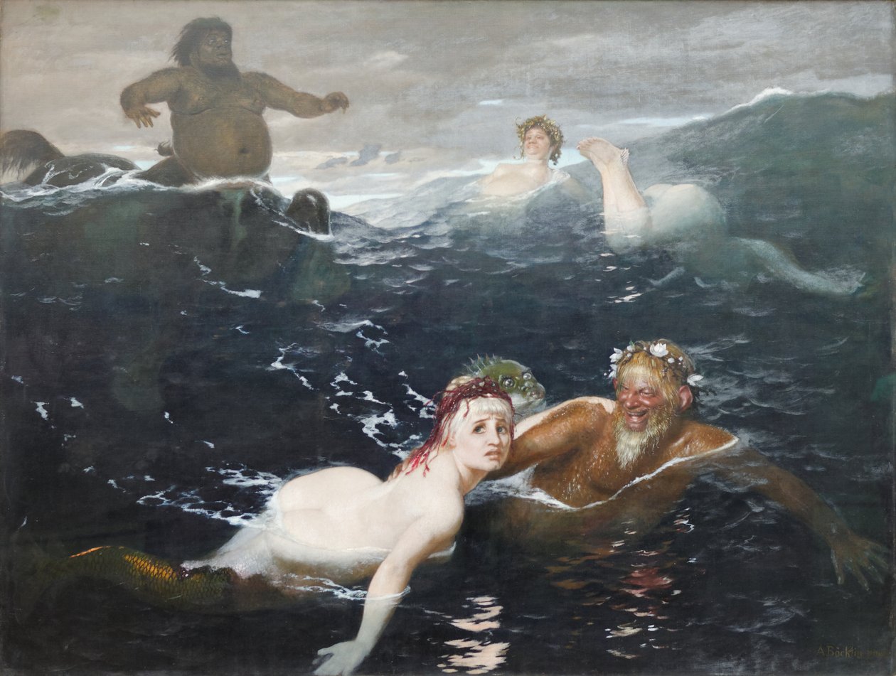 Im Spiel der Wellen von Arnold Böcklin