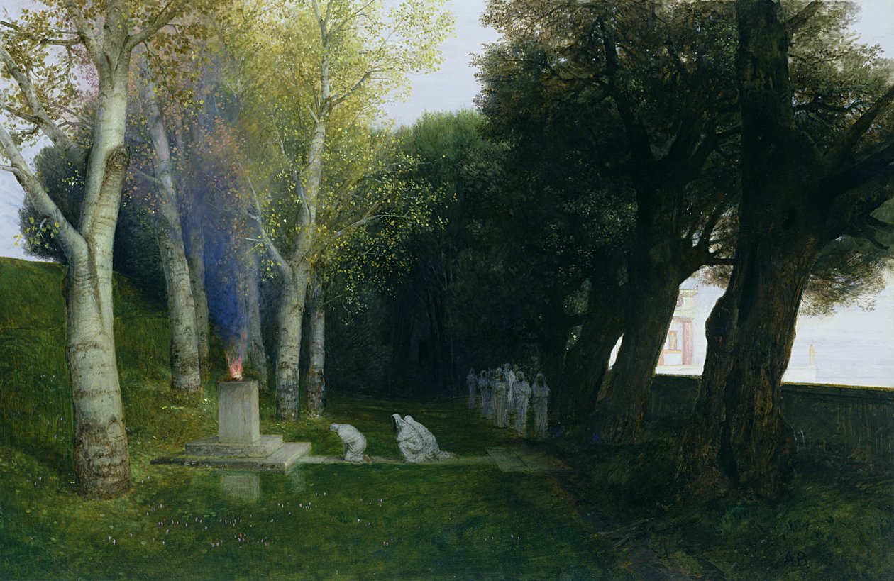 Heiliger Hain, 1886 von Arnold Böcklin