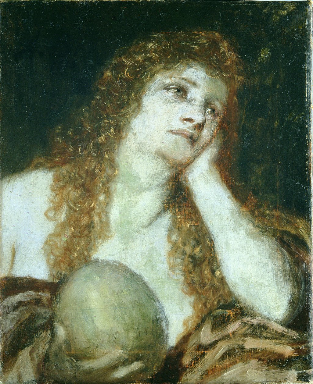 Die reuige Maria Magdalena von Arnold Böcklin